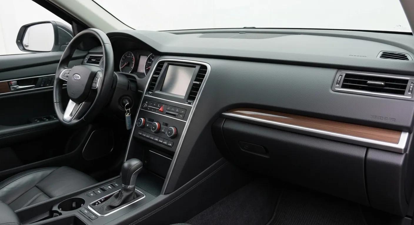 Clean and polished car interior after detailing, showcasing improved comfort and hygiene