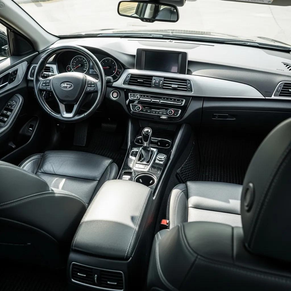 Interior after Deluxe deep clean — seats, dash and trim restored