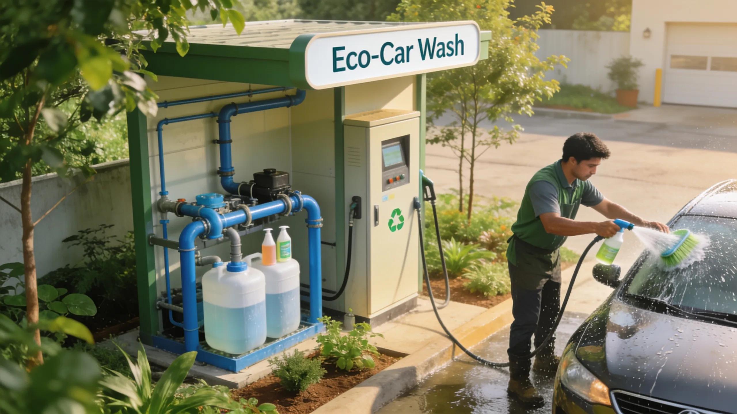 Eco-friendly car wash practices and products