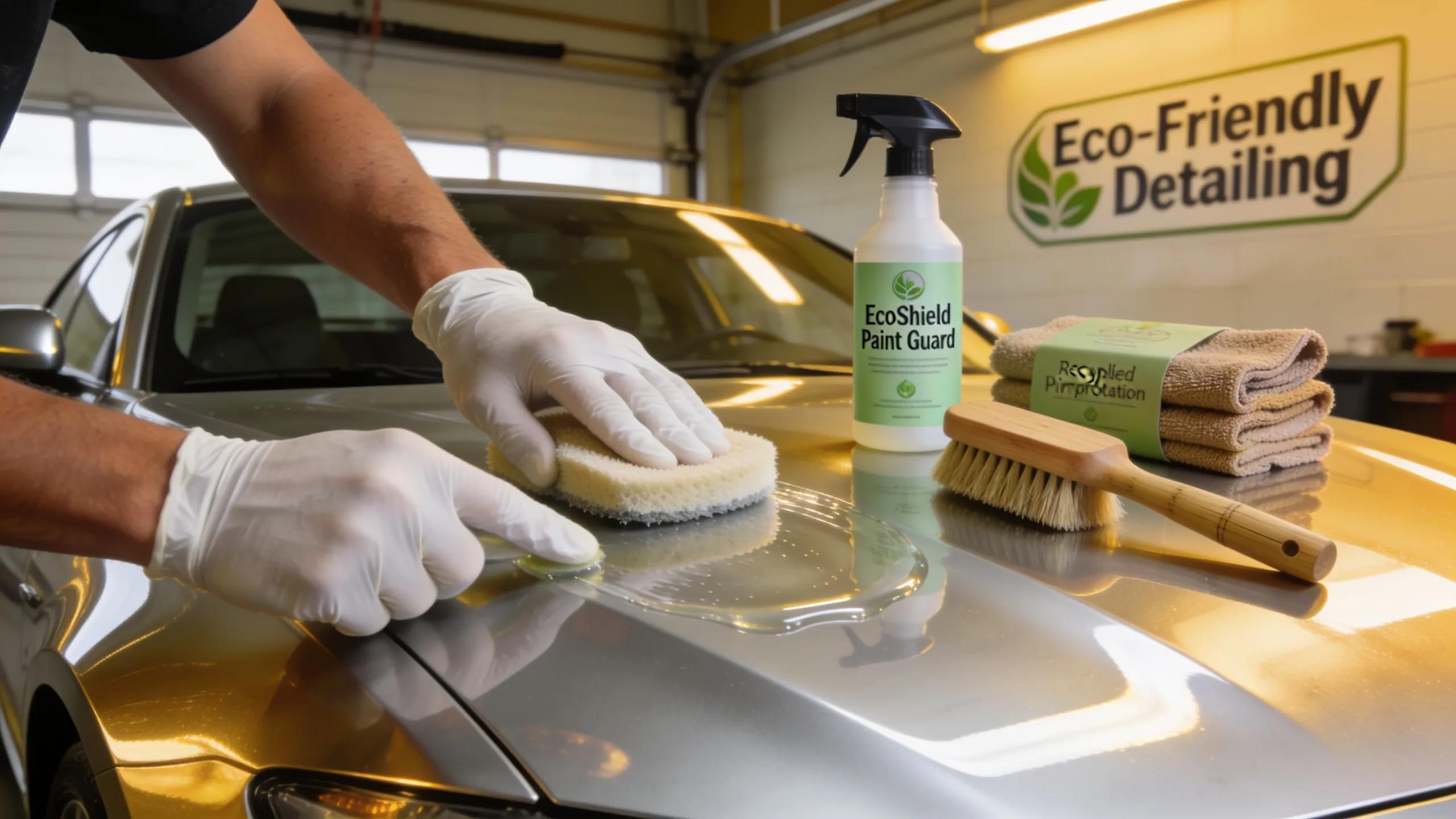 Mobile car detailing service in Sydney with a detailer at work outside a residence